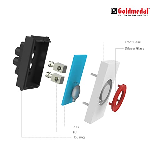 Image of Goldmedal Air 1 Module Indicator, White - (Pack of 20)