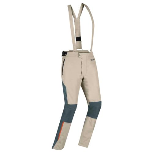BERING Siberia pantalon moto imperméable textile femme beige 38 route