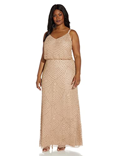 Image of Adrianna Papell Women's Long Blouson Dress