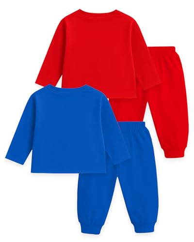 Image of Kuchipoo Marvel Boys Regular Fit Cotton T-Shirts and Pyjamas Set
