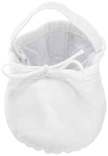 Leo Girls Ballet Russe Dance Shoe, White, 13.5 Little Kid