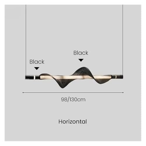 Éclairage de pendentif LED moderne et lampe suspension de type long - 3