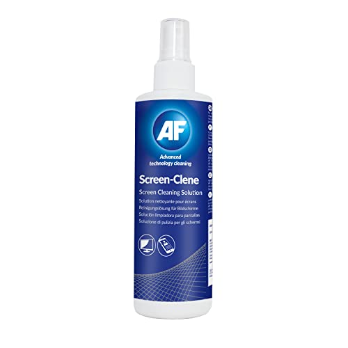 AF Screen Cleaner Spray 250ml - Cleaning Solution for Mobile Phones, TV's, Laptops, Monitors, LED...