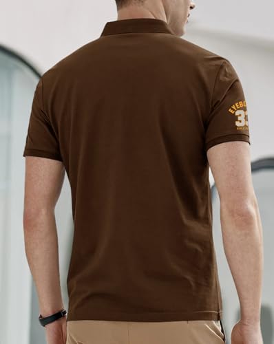 Image of Noble Monk Men's Cotton Blend Regular Fit Polo T-Shirt