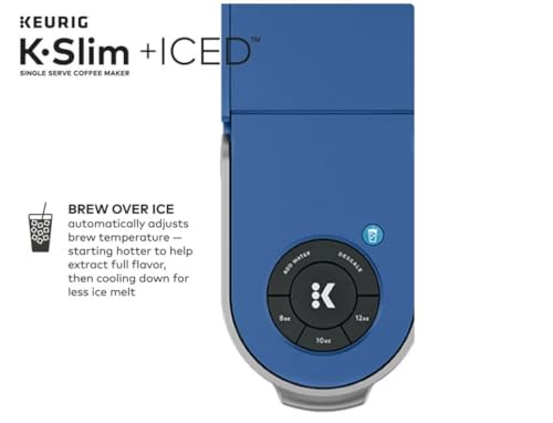 Keurig-K-Slim-ICED-Single-Serve-Coffee-Maker-Brews-8-to-12oz-Cups-Blue