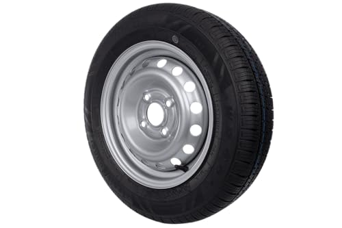 Rueda Completa Remolque 155/70 R13 79N – Neumático Remolque Reforzado – Llanta de Acero 13 Pulgadas 4x100 – Alta Capacidad