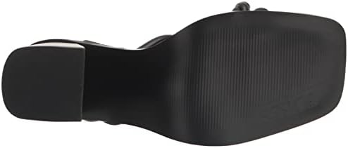 GUESS Women's BARPER Heeled Sandal, Black, 10 | Image 3