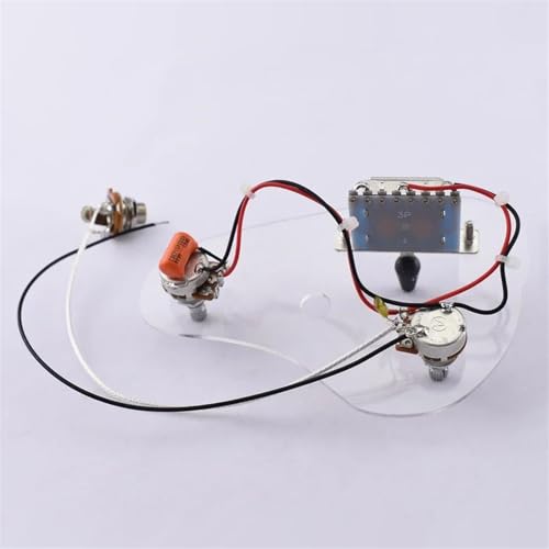 ギターワイヤーハーネス 1セット GF エレキギター HH/HSH 配線ハーネス ギター プリ配線ハーネス(3way)