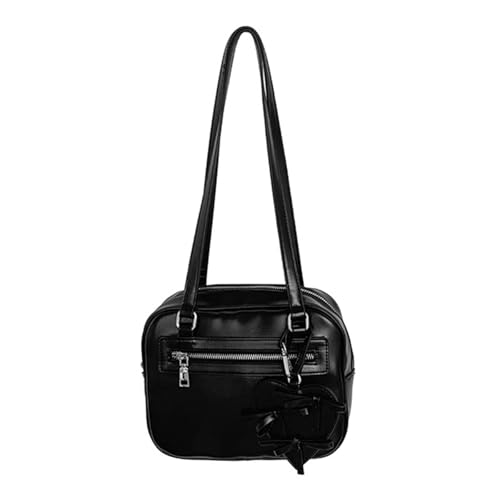 Sac carré noir Morain contre le désordre, le sac à main coréen compact qui organise votre vie