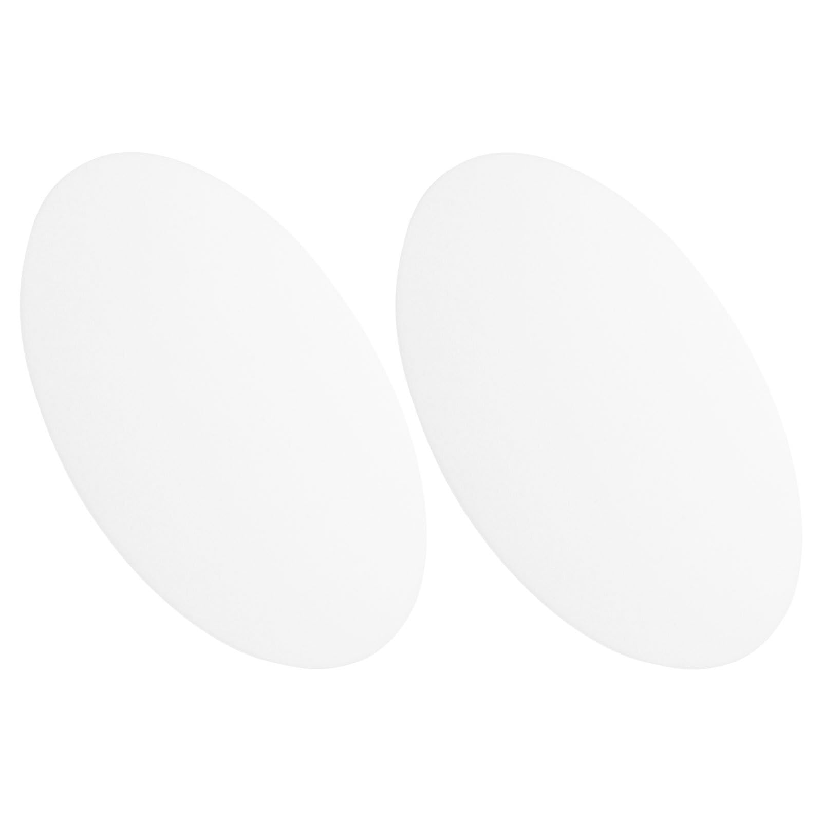Diffuseur de Lumière Ronde en Acrylique Dépoli 29,2 Cm pour Plafonnier, Lot de 2 Abat-jour Ronds pour Remplacement et Diffusion Optimale