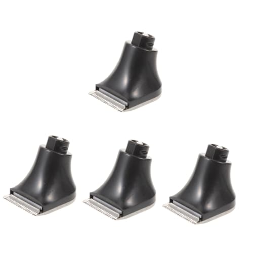 minkissy 4 Piezas Cabezal De Reemplazable Crema Depilatoria Calvo Cortar El Pelo Maquinilla De Afeitar Repuesto Recortadora Facial Cabeza Desmontable Cortador De Pelo El Plastico