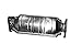 Pacesetter 324562 Raw Steel Direct Fit Catalytic Converter for 1992-1994 Acura Vigor L5 2.5 (Non C.A.R.B. Compliant), 1 Pack