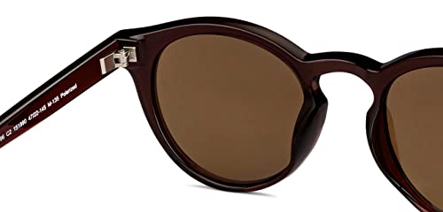 Vincent Chase By Lenskart | Havana Full Rim Round Branded Latest and Stylish Sunglasses | Polarized and 100% UV Protected | For Men & Women | Small... - Image 5