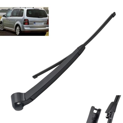 Limpiaparabrisas trasero de 16 pulgadas y brazo para VW Touran 2003 a 2010