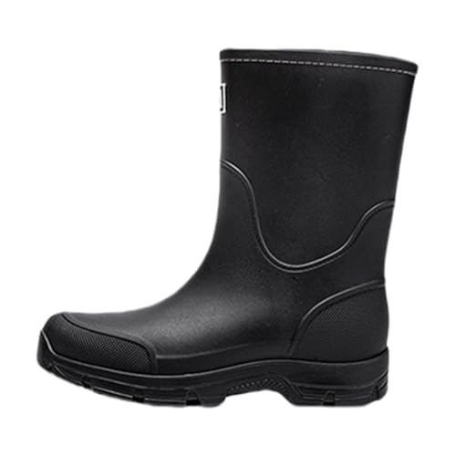 Bottes de pluie mi-mollet homme finis les pieds mouillés au jardin