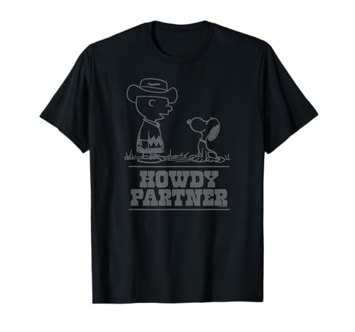 Charlie Brown, Snoopy Howdy, Partenaire T-Shirt