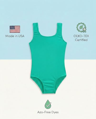 Image of Girls' UPF 50+ Swimsuit in One Piece by City Threads