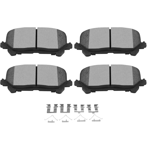 Image of ECCPP 4 x Rear Ceramic Brake Pads D1724 Fit For Honda For Pilot 2016-2021 | For Acura For MDX 2014-2016,For Honda For Passport 2019-2021,For Honda For Ridgeline 2017-2020 Disc Brake Pad Set