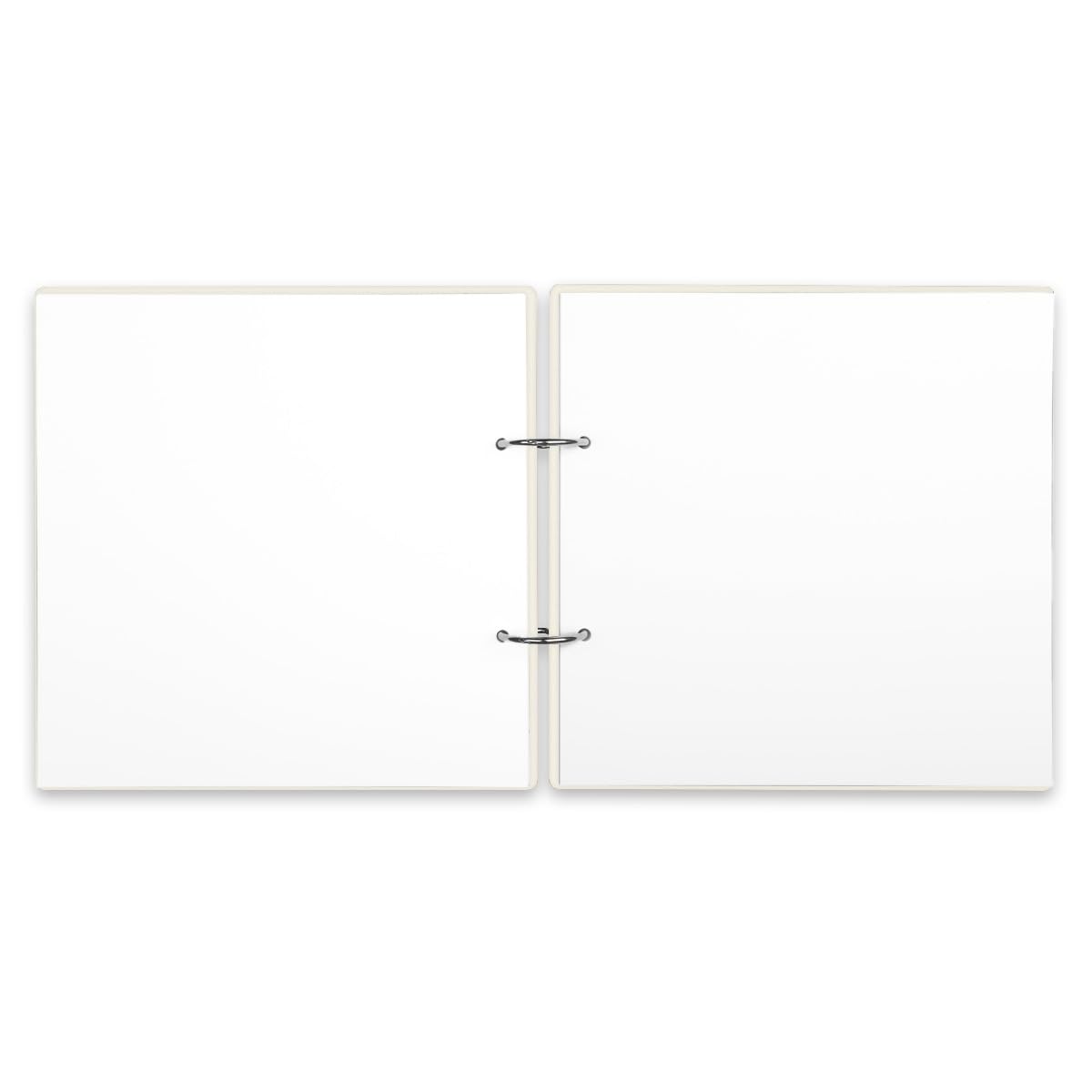 Hochzeit Gästebuch Holzcover 215 x 215 mm 144 Naturpapier Innenseiten personalisiert lasergeschnitten - Rustikal Kraftpapier