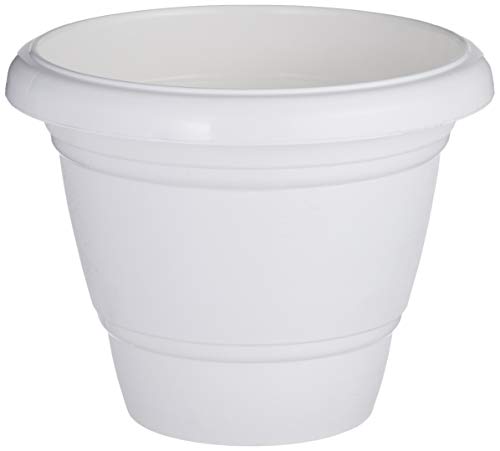 GARDENS NEED Plastic Pot with Tray, White, Set of 3 (B083MN15CC) Amazon Price History, Amazon Price Tracker