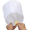 Yeios 24 Pack Chef Hat for Kids for Adults Adjustable Chef Hats Disposable Chefs Hat DIY Kids Bakers Hats for Party,Pizza,DIY,Cooking,Bakery 7.9inch Tall White