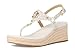 Michael Kors Women's Casey Espadrille Wedge Sandal, Vanilla, 6.5