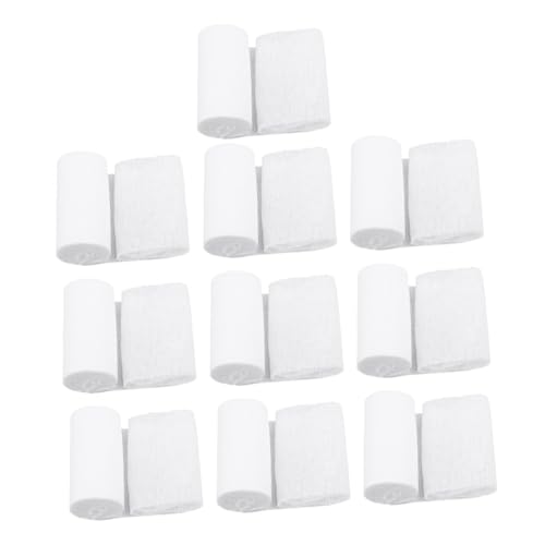 10 rollos de gasa para primeros auxilios 8x600cm venda conformadora para cuidado de heridas de emergencia y uso de entrenamiento miniatura 1