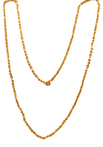 See full amazon price history chart for Radhas Creations LONG Traditional medium thickness chain Necklace Length 30 inches One Gram Gold Plated For Women and Girls No.52 Radhas Creations LONG Traditional medium thickness chain Necklace Length 30 inches One Gram Gold Plated For Women and Girls No.52 (B09RJYB346) Amazon Price History, Amazon Price Tracker