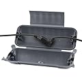 RESTMO Outdoor IP44 Waterproof Electrical Box, Weatherproof Extension Cord Cover, Safety Seal Enclosure to Protect Power Connections, Holiday Light Decorations, Power Tools, Fountains, Gray