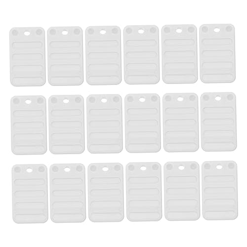 18pcs Gap Plug Level Pad Furniture Levelers Furniture Leveling Shims Toilet Shims Plastic Shims Table Shims Furniture Shims Home Improvement DIY Leveler Shims for Leveling Cabinets