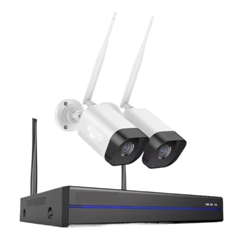 8MP CCTV VXe 16CH NVR rfIĎLbg oI[fBI 4K PoE J 2/4/6/8  Wi-Fi ZLeBJ(4T,16CH NVR 2Pcs Camera)