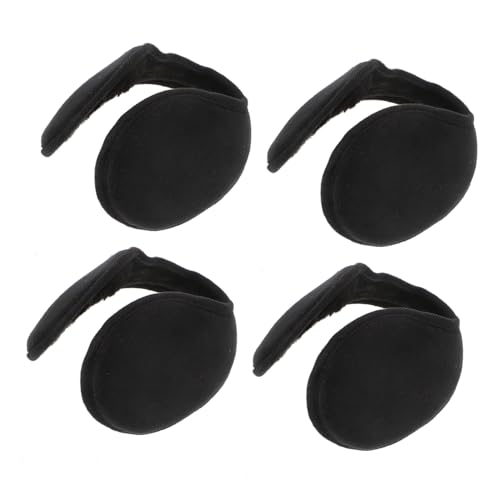 Beavorty Comfortable Earmuffs for Cold Season 4pcs Plush Ear Cover for Women Men