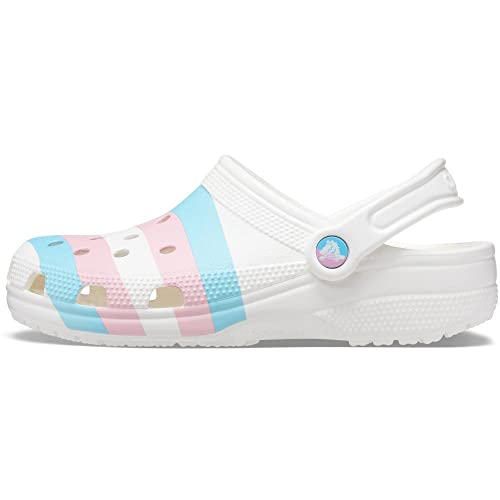 Image of Crocs Unisex Men's and Women's Classic Graphic Clog, Multi, 7 US