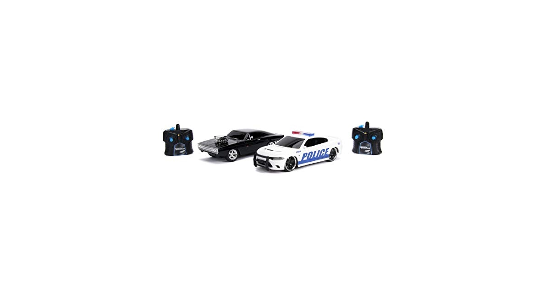 Amazon.com: Jada Fast & Furious Chase Twin Pack- Dom's Dodge