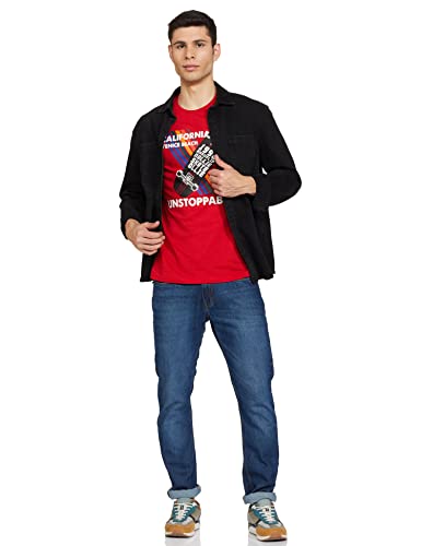 Image of Max Men Printed Slim Fit T-Shirt