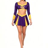 FeMereina Cheerleader-Kostüm für Damen, Halloween, Party, Rollenspiel, 2