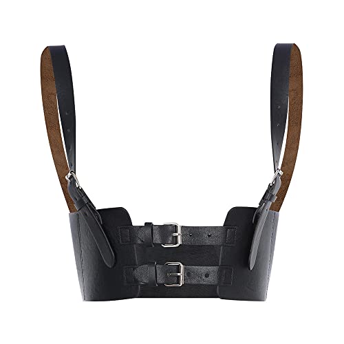 QKEPCY Arnés Corporal Ajustable Cinturón Decorativo Tirantes Estilo Gótico Complemento Vestimenta Mujer Elegante Accesorio Ropa