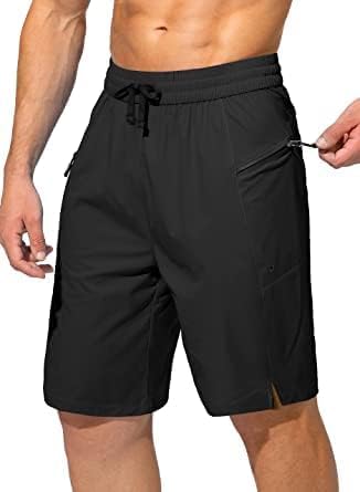 GenericMen's Swim Trunks Quick Dry Board Shorts with Zipper Pockets Beach Shorts Bathing Suits for Men - No Mesh Liner