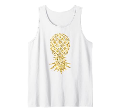 Swingers Upside Down Pineapple Image Swinger Party Tank Top
