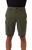 Mens Trvlr Cargo Hybrid Shorts, Army, 40