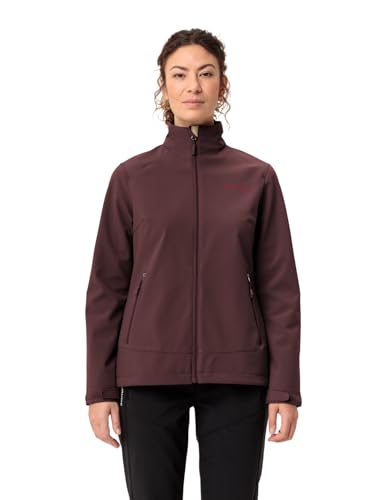 VAUDE Cyclone VI Softshelljacke Damen Wandern winddicht, Dark Oak, Gr. 36 – Ansicht 2