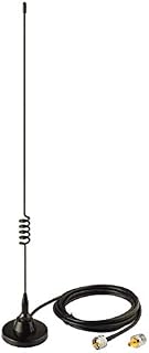 Bingfu Ham Radio Vehicle Car Mobile Radio Antenna Dual Band VHF UHF 136-174MHz 400-460MHz Magnetic Base PL259 Male Antenna for BTECH ICOM Kenwood Midland Yaesu TYT AnyTone Amateur Radio Two Way Radio
