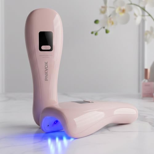 Rechargeable 3s Flash Cure UV Nail Lamp, Handheld Manicure mini Light Pink image 3