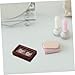 LALADEFIEE Heart-shaped Jewelry Box with Concave Design for Rings and Necklaces Space-saving Jewelry Display Case Fashionable Couple Ring Box for Valentine S Day