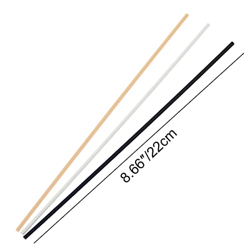 50 varillas para difusor de aroma 22 cm  en negro miniatura 7