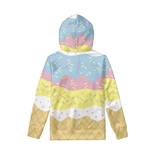 Image of Coloranimal Unisex Girls and Boys Long Sleeve Hoodies Hoody Athletic Pullover Sweatshirts Tops Age 6-16year