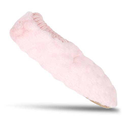 Image of Jessica Simpson Women's and Girl's Plush Fleece Lined Slipper Socks with Anti-Slip Sole- Mommy & Me Set Options