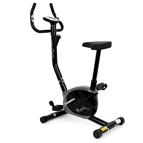 Heimtrainer Fitnessbike Fitnessrad Fahrrad Hometrainer Fitnessgerät Sensoren – Bild 4