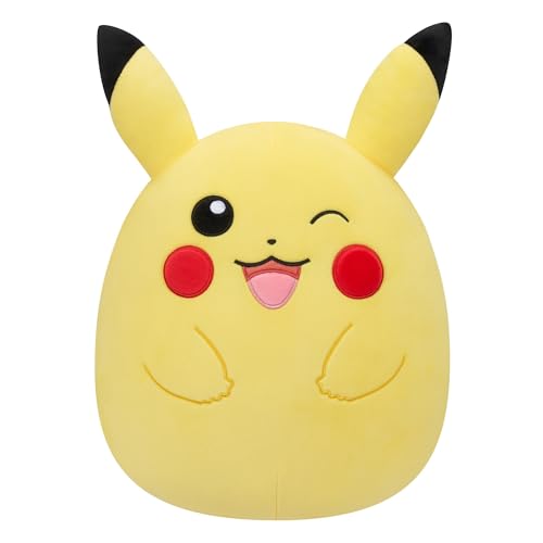 Bizak Squishmallow Guiño 25 cm, Peluche - Cojin Oficial de Pokemon Suave y de Calidad (63220038)