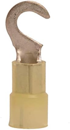 12-10 AWG Nylon Insulated #8 Hook Terminal (100/Pkg.)